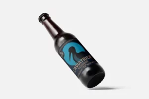 Graphisme pour une étiquette de bière artisanale alsacienne par Laura Maschio