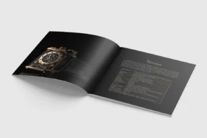 Design graphique de dossier de presse par Laura Maschio