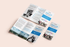 Design graphique de flyers pour une association par Laura Maschio