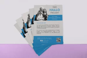 Design graphique de flyers pour une association par Laura Maschio
