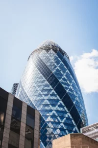 Photo du bâtiment Le Cornichon à Londres