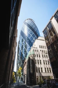 Photo du bâtiment Le Cornichon à Londres