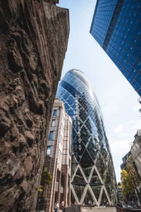 Photo du bâtiment Le Cornichon à Londres