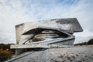Photo de la Philharmonie de Paris par l'architecte Jean Nouvel