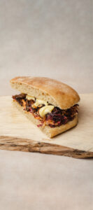 photo culinaire d'un sandwich