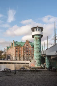 Photo du pont Knippels et la bourse de Copenhague
