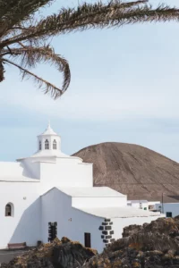 Paysage volcanique à Lanzarote aux îles Canaries