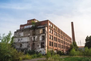 Ancienne usine DMC abandonnée à Mulhouse